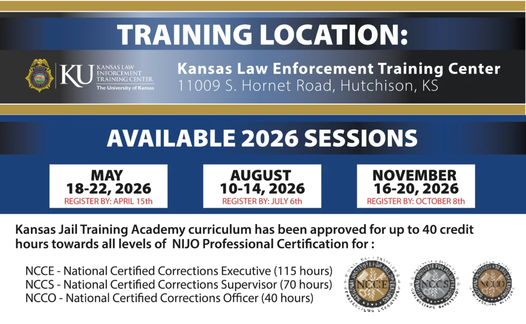 Kansas Basic Jail Training Academy 2026