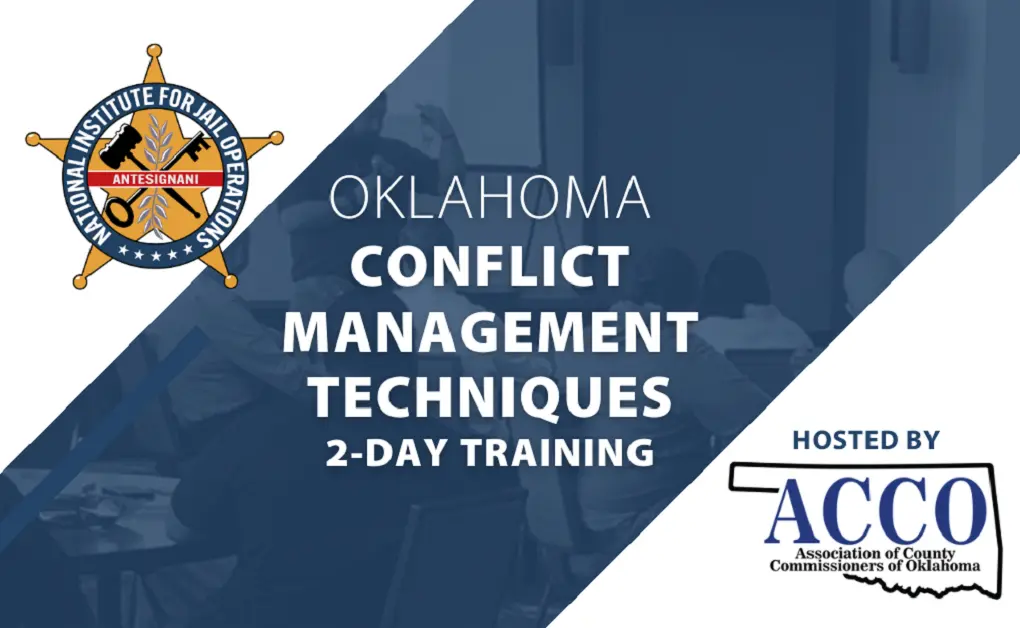 Association of County Commissioners of Oklahoma (OCCO) hosts NIJO Conflict Management Technique Training in May 2024